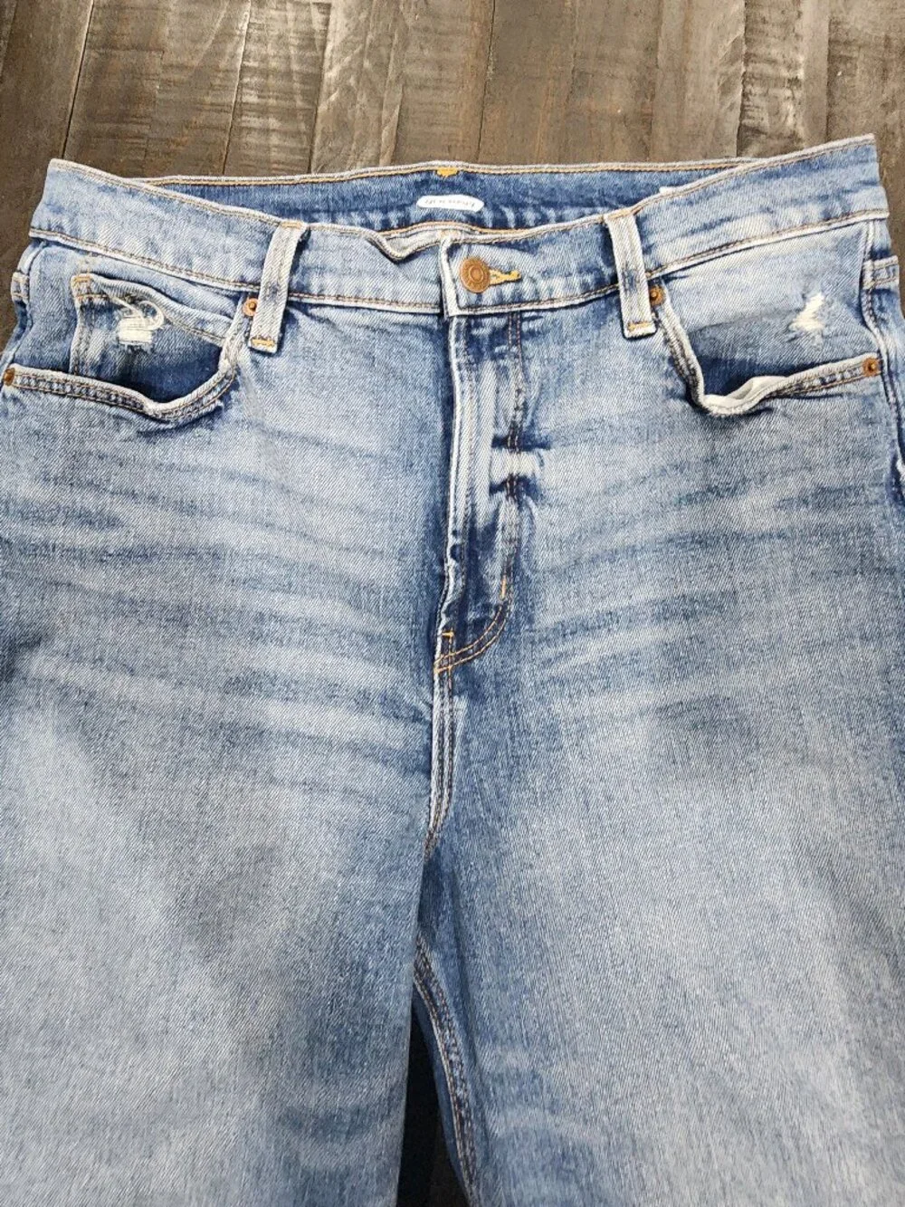 OLD NAVY BOYFRIEND JEANS -SIZE 12-PETITE-EXCELLENT CONDITION - Picture 3 of 5
